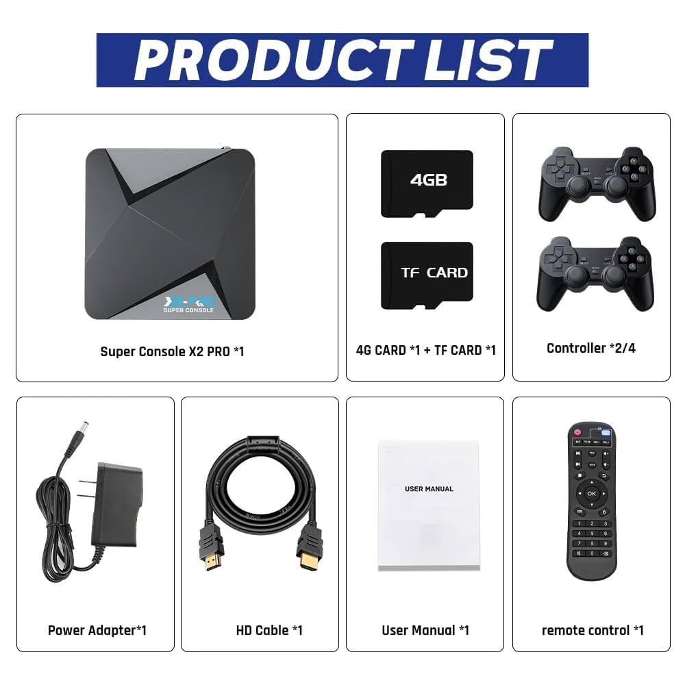XIXIMENG Super Console X2 Pro 256G 70.000+ giochi classici